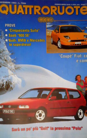 Quattroruote 458 1993 Un po'più Golf la prossima Polo. Come va Coupé Fiat [Q102]