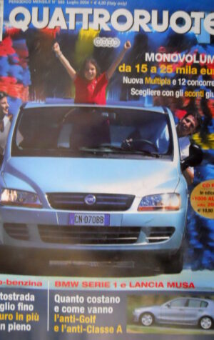 Quattroruote 585 2004 BMW serie 1 e Lancia Musa. Nuova Multipla e sfidanti Q100]