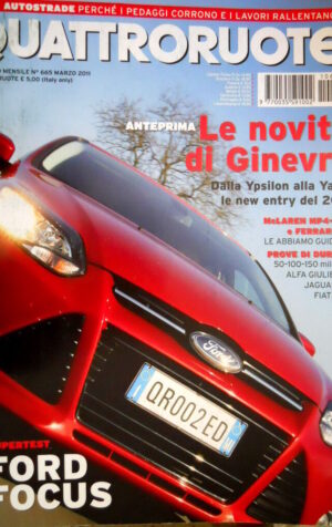 Quattroruote 665 2011 Alla guida di McLaren MP4-12C e Ferrari FF. Ford Focus Q99