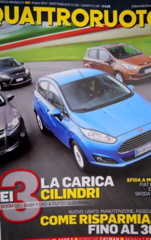 Quattroruote 693 2013 Prova Mercedes Classe E, Porsche Cayman, R. Captur [Q99]