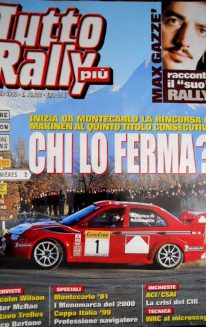 Tutto Rally Più 189 2000 Da Montecarlo la rincorsa di Makinen al 5° titolo Q103]