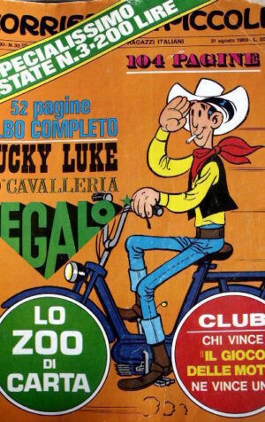 Corriere dei Piccoli n°35  1969 [C23] con Albo di Lucky Luke