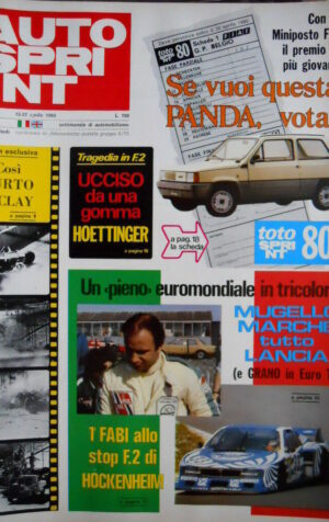 Autosprint 16 1980 Esclusivo:urto di Clay. Tragedia F.2: muore Hoettinger [Q105]