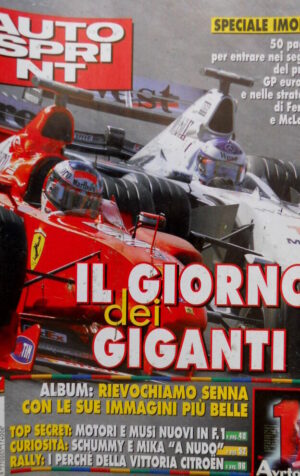 Autosprint 17 1999 Rally: perchè la vittoria Citroen. Album Senna: le foto Q104]