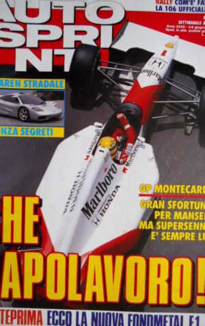 Autosprint 23 1992 Montecarlo: sfortunato Mansell, super Senna. McLaren [Q104]