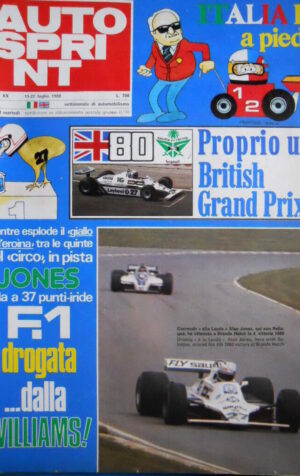 Autosprint 29 1980 Alan Jones vince al Brands Hatch. La BMW 745 i [Q105]