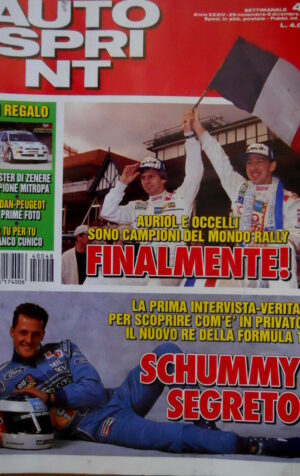 Autosprint 48 1994 Auriol e Occelli campioni del mondo Rally. Schumacher [Q104]