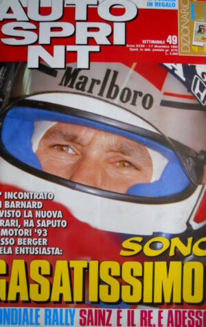 Autosprint 49 1992 Inserto 4° volume Dizionario F.1. Rally: Sainz è il re [Q104]