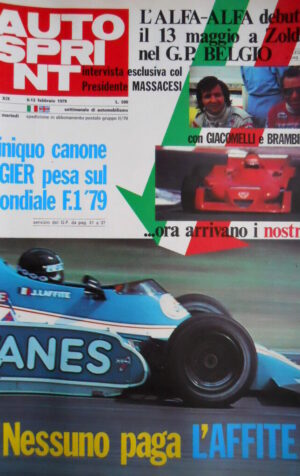 Autosprint 6 1979 L'Alfa - Alfa debutta nel GP Belgio con Brambilla  [Q105]