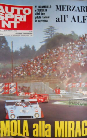 Autosprint 38 1973 Merzario all'Alfa. Verini al Rally Adriatico. Alfa [Q105]
