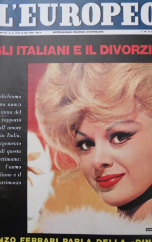 EUROPEO n°43 1965 Sandra Milo - Enzo Ferrari parla della DINO [C53]