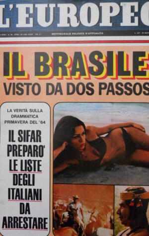 EUROPEO n°48 1967 Ravi Shankar - Margaret LEE - Il Brasile visto Dos Passos[C53]