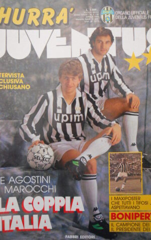 Hurra Juventus - Rivista ufficiale n°4 1990 De Agostini & Marocc [C52B] da stock