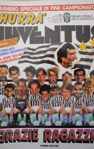 Hurra Juventus - Rivista ufficiale n°5 1990 Grazie Ragazzi!!  [C52B] da stock