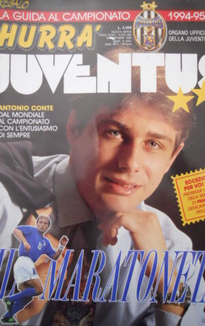Hurra Juventus - Rivista ufficiale n°8-9 1994 Antonio Conte [C52B] da stock