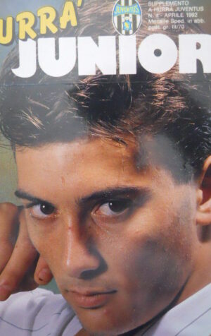 Hurra Juventus Junior n°4 1992 Mini Poster Schillaci  [C52B]