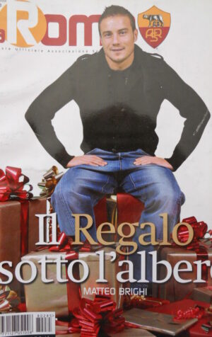 La Roma - Rivista ufficiale n°285 2008 Matteo Brighi - con Calendario 2009[C52A]