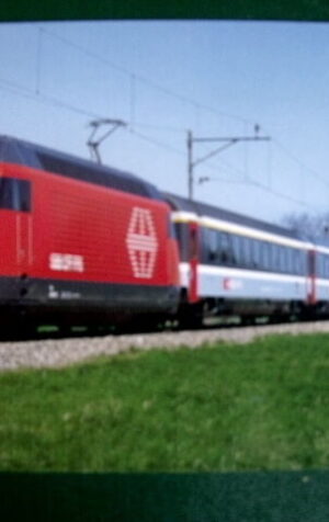 Cartolina Postcard SBB Locomotiva Re 460 118-3 Eurocity   [TR8-21 ]