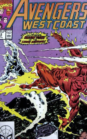 Avengers West Coast n°63 1990  ed. Marvel Comics  [G.223]