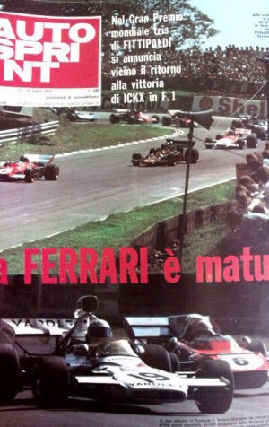Autosprint 29 1972 / Ferrari è matura / Fittipaldi / Arturo Merzario [SC.36]
