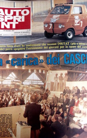 Autosprint 49 1973 Premiazione dei caschi d'oro / Heini Mader Don Foster [SC.36]