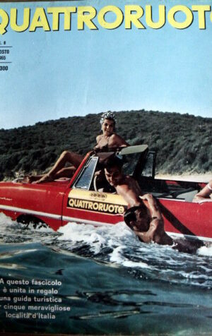 Quattroruote 116 1965 con inserto Tigre Esso / Test Fiat 850 Spider  [SC.32]