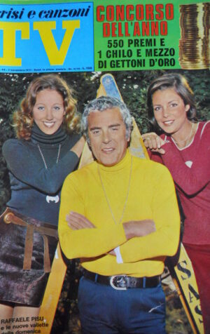 TV Sorrisi e Canzoni n°45 1971 Gigi Proietti - Canzonissima - Clausio Villa[C72]