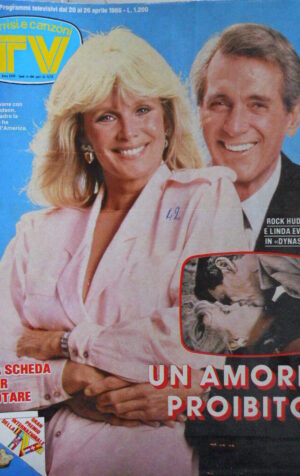 TV Sorrisi e Canzoni n°16 1986 Linda Evans Dynasty - Fausto Papetti - Falco[C69]