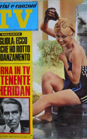 TV Sorrisi e Canzoni n°34 1971 Pamela Tiffin - I Camaleonti - Ugo Pagliai [C72]