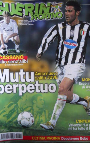 Guerin Sportivo n°1-2 2006 con film del Campionato - poster Goran Pandev  [GS48]