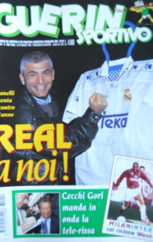 Guerin Sportivo n°10 1996  con film del Campionato - Fabrizio Ravanelli  [GS41]