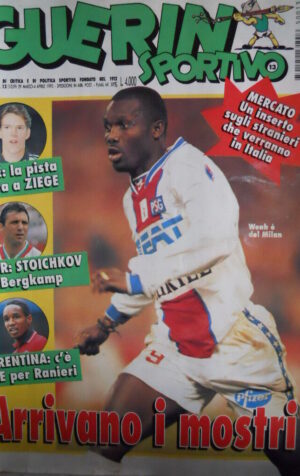 Guerin Sportivo n°13 1995 Weah - Ziege - Ince - Stoichkov   [GS47]