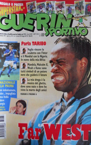 Guerin Sportivo n°37 1997 con Poster Zidane Boksic Kanu Batistuta  [GS44]