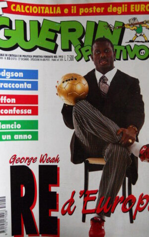 Guerin Sportivo n°52 1995  con film del campionato - George Weah  [GS48]