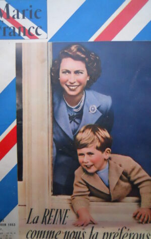 Marie France n°443 1953 Numero Raro e introvabile sulla Regina Elisabetta [M15]