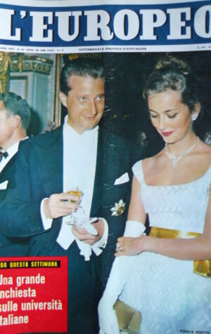 L' EUROPEO n°12 1961 Paola Ruffo a Liegi - Anita Ekberg [C73]