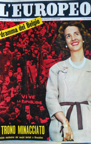 L' EUROPEO n°2 1961 la storia di Benito Lucidi Minaccia trono Regina Belgio[C74]