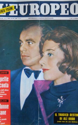 L' EUROPEO n°21 1960 Poupette - Tragico destino di Ali Khan  [C76]