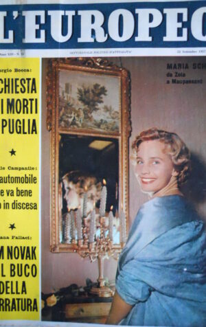 L' EUROPEO n°38 1957 Maria Schell - Orianna Fallaci intervista KIM NOVAK [C73]