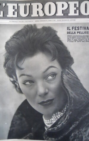 L' EUROPEO n°40 1952 Tra Ascari e Gonzales si inserisce Villoresi  [C77]