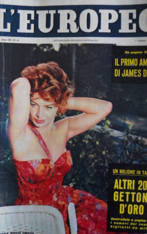 L' EUROPEO n°41 1956 Eleonora Rossi Drago - Primo amore di James Dean  [C76]