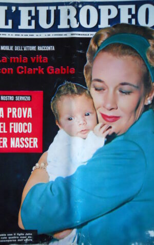 L' EUROPEO n°41 1961 La mia vita con Clark Gable - - Guerra per Nasser  [C74]