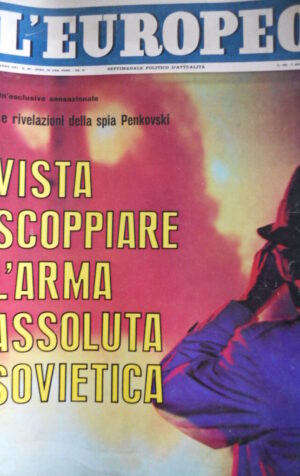 L' EUROPEO n°45 1965  Jacqueline Kennedy - Cecov di Luchino Visconti [C76]