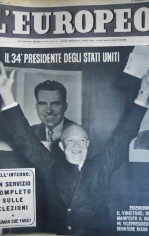 L' EUROPEO n°47 1952 Eisenhower 34° presidente degli Stati Uniti  [C74]
