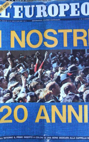 L' EUROPEO n°47 1965 con inserto su stampre Cappella Sistina [C74]