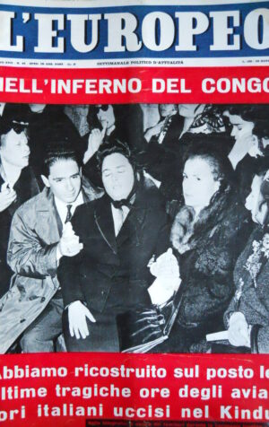 L' EUROPEO n°48 1961 Inferno del Congo tragiche ore aviatori italiani [C73]