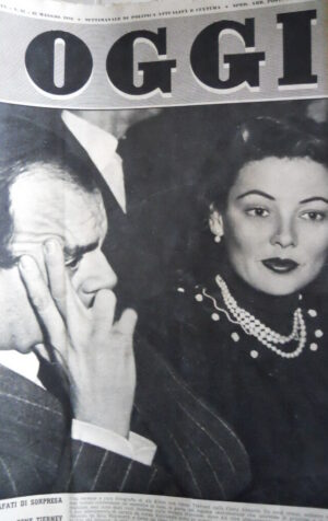 OGGI n°21 1953 Ali Khan Gene Tierney - Speciale Maria Josè di Savoia  [C78]