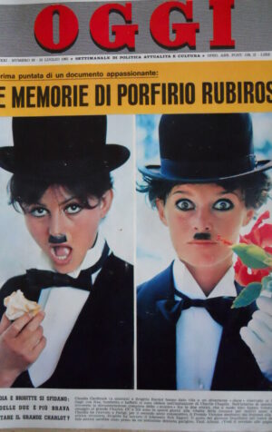 OGGI n°29 1965 Brigitte Bardot e Claudia Cardinale in CHARLOT  [C78]