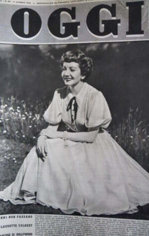 OGGI n°32 1953 Claudette Colbert - Guerra di Corea  [C78]