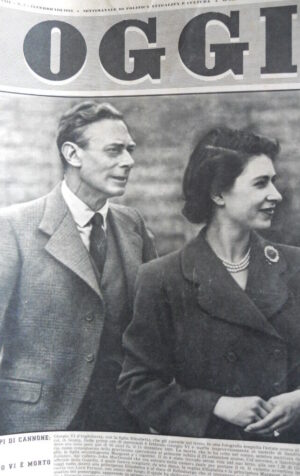 OGGI n°7 1952 Morte di Giorgio VI d' Inghilterra e Regina Elisabetta [C78]